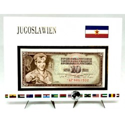 Yugoslavia. 1968. Sobre Conmemorativo con Billete (Nuevo)