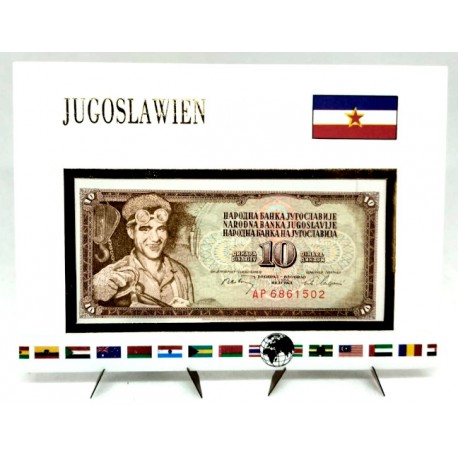 Yugoslavia. 1968. Sobre Conmemorativo con Billete (Nuevo)