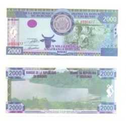 (41) Burundi. 2000 Francs (SC)