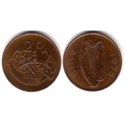 (21) Irlanda. 1975. 2 Pence (MBC)