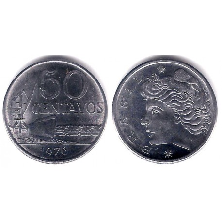 (580b) Brasil. 1975. 50 Centavos (EBC)