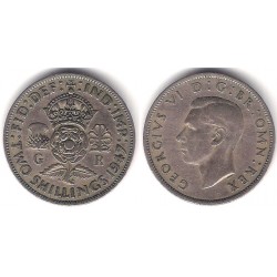 (865) Gran Bretaña. 1947. 2 Shillings (MBC-)
