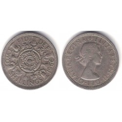 (906) Gran Bretaña. 1966. 2 Shillings (MBC-)