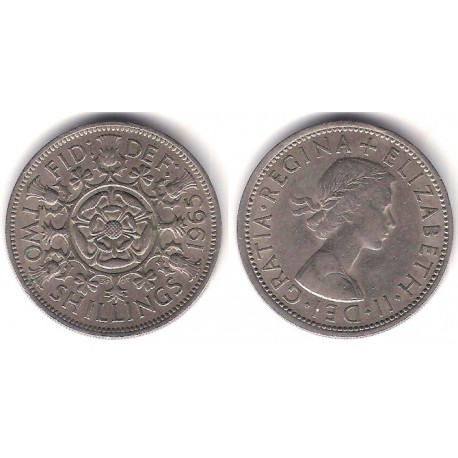 (906) Gran Bretaña. 1965. 2 Shillings (MBC-)