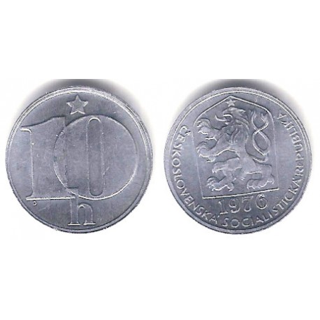 (80) Checoslovaquia. 1976. 10 Haleru (EBC)