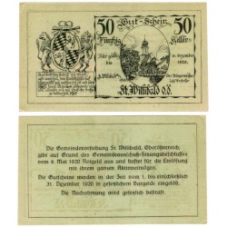 Sankt Willibald (Alta Austria). 1920. 50 Heller (EBC+)