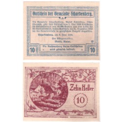 Schardenberg (Alta Austria). 1920. 10 Heller (SC)
