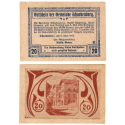 Schardenberg (Alta Austria). 1920. 20 Heller (SC)