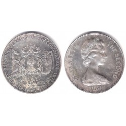 (2a) Tristán de Acuña. 1978. 1 Crown (EBC+) (Plata)