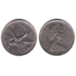 (62b) Canadá. 1975. 25 Cents (MBC)
