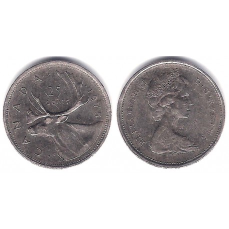 (62b) Canadá. 1975. 25 Cents (MBC)