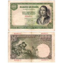 Estado Español. 1949. 1000 Pesetas (MBC-) Sin Serie
