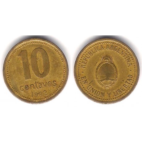 (107) Argentina. 1992. 10 Centavos (RC)