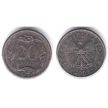 (Y280) Polonia. 2009. 20 Groszy (EBC)