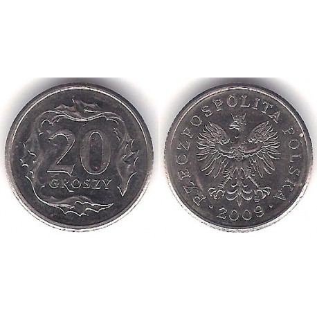 (Y280) Polonia. 2009. 20 Groszy (SC)