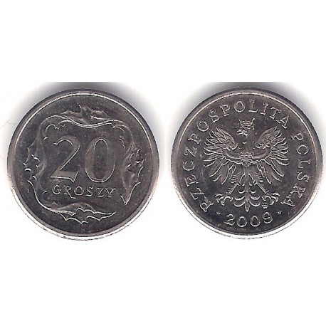 (Y280) Polonia. 2009. 20 Groszy (SC)