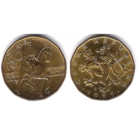 (5) República Checa. 1999. 20 Korun (EBC)