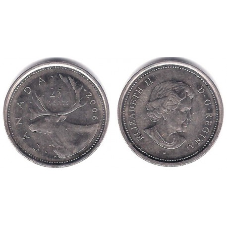 (493) Canadá. 2006. 25 Cents (MBC+)