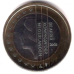 Países Bajos. 2003. 1 Euro (SC)