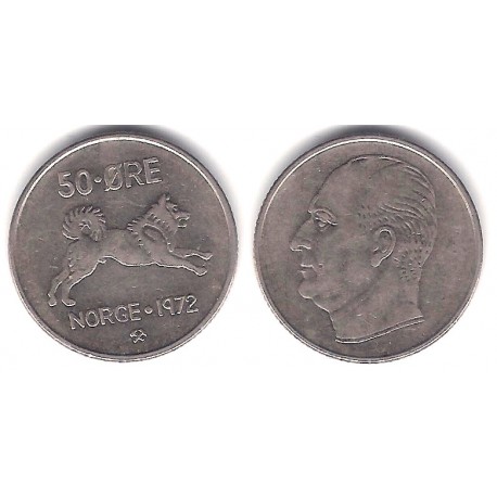 (408) Noruega. 1972. 50 Ore (MBC)