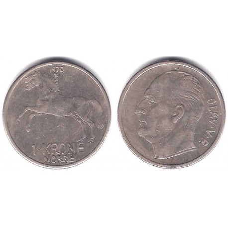 (409) Noruega. 1970. 1 Krone (MBC)