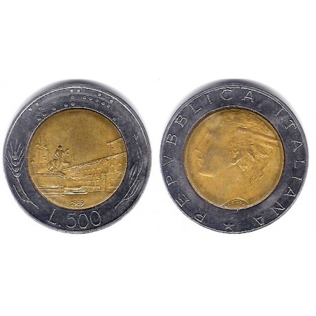 (111) Italia. 1989. 500 Lira (MBC)