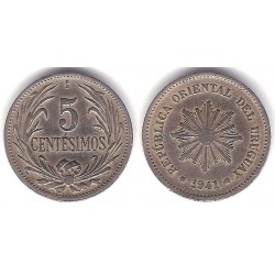 (21) Uruguay. 1941. 5 Centesimos (MBC)