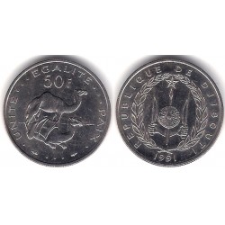 (25) Djibouti. 1991. 50 Francs (EBC+)