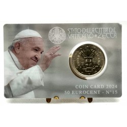Ciudad del Vaticano. 2024. Coincard 50 Céntimos (SC)
