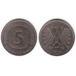 (140.1) Alemania. 1976(D). 5 Mark (MBC)