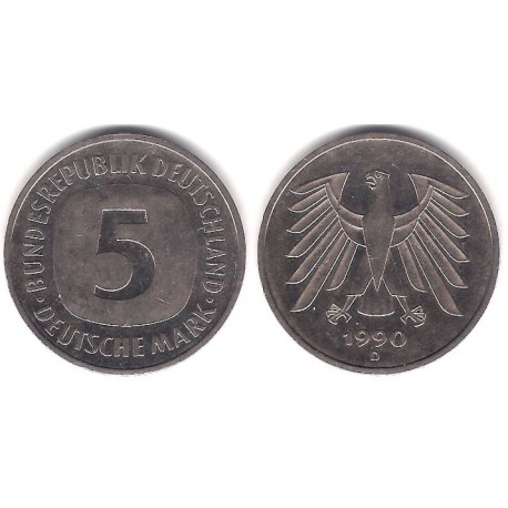 (140.1) Alemania. 1990(D). 5 Mark (MBC)