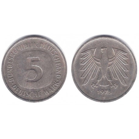 (140.1) Alemania. 1975(G). 5 Mark (MBC)