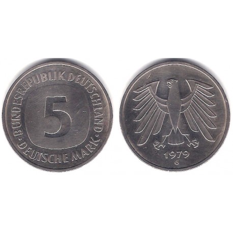 (140.1) Alemania. 1979(G). 5 Mark (MBC)