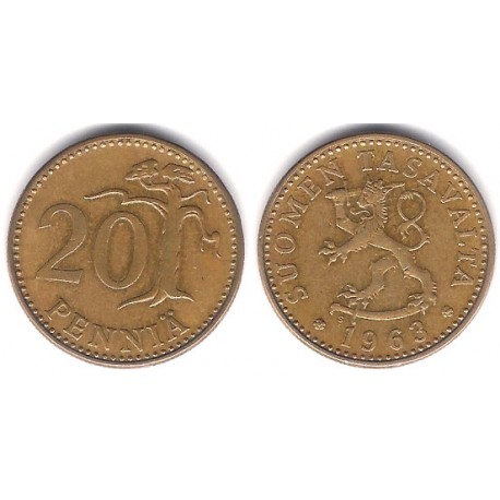 (47) Finlandia. 1963. 20 Pennia (MBC)