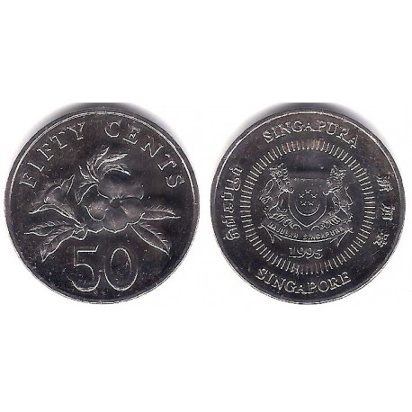 (102) Singapur. 1995. 50 Cents (SC)