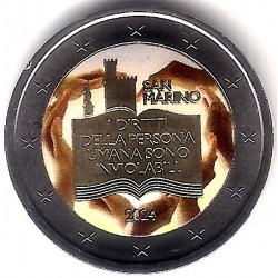 San Marino. 2024. 2 Euro (SC) Coloreada