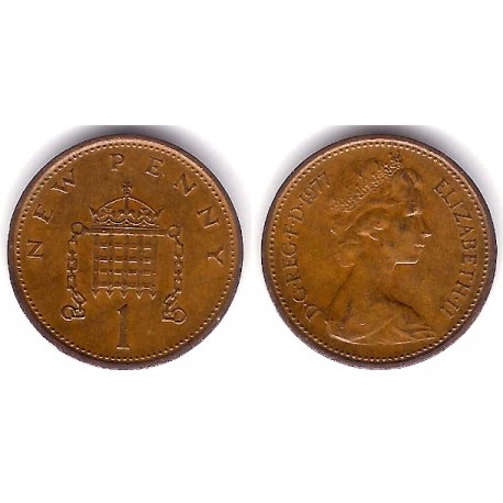 (915) Gran Bretaña. 1977. 1 Penny (EBC)
