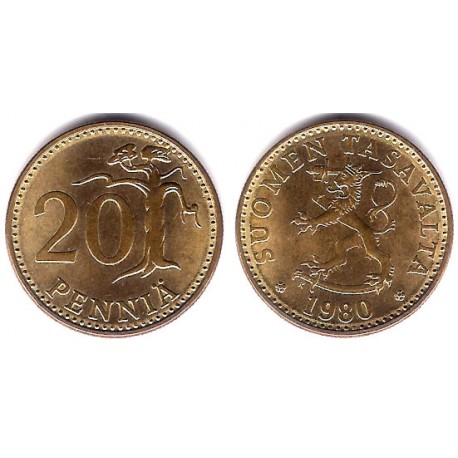 (47) Finlandia. 1980. 20 Pennia (EBC+)