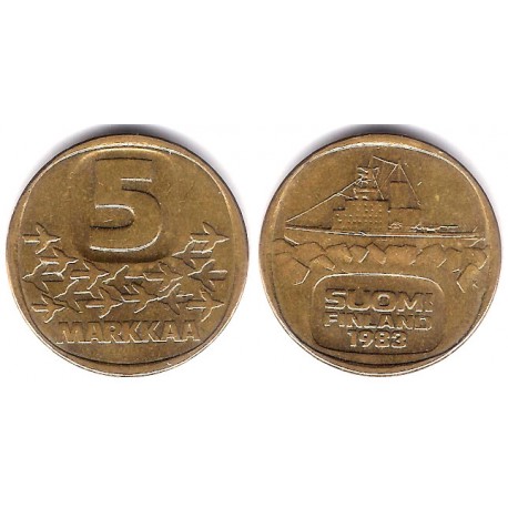(57) Finlandia. 1983. 5 Markkaa (MBC+)
