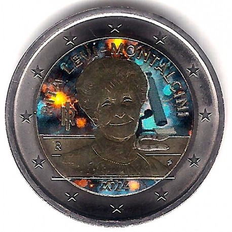 Italia. 2024. 2 Euro (SC) Coloreada