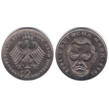 (170) Alemania. 1989(D). 2 Mark (MBC)
