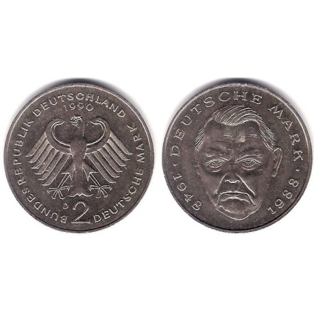 (170) Alemania. 1990(D). 2 Mark (MBC)