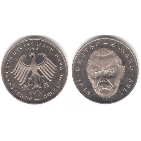 (170) Alemania. 1992(A). 2 Mark (MBC)