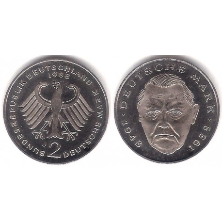 (170) Alemania. 1988(J). 2 Mark (MBC)