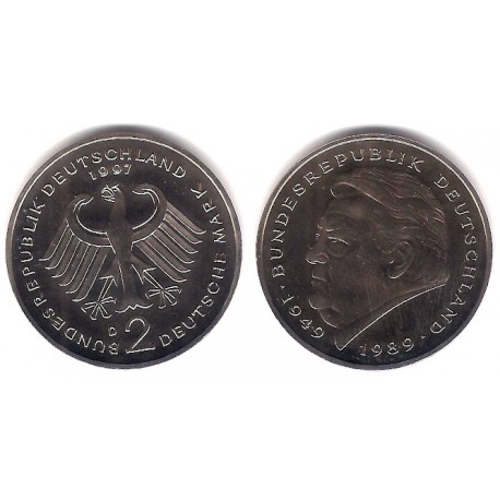 (175) Alemania. 1997(D). 2 Mark (Proof)