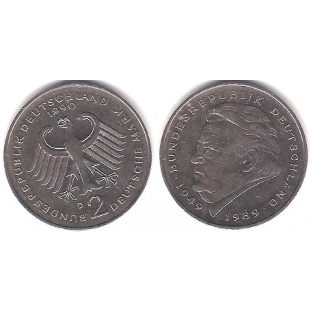 (175) Alemania. 1990(D). 2 Mark (MBC)