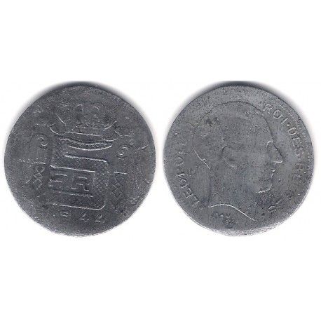 (129.1) Bélgica. 1944. 5 Francs (RC+)