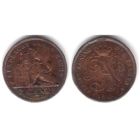 (65) Bélgica. 1911. 2 Centimes (MBC)
