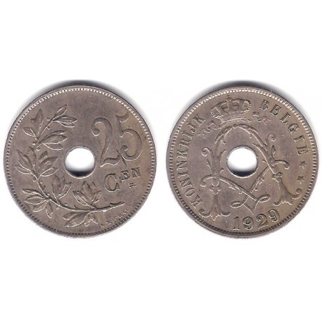 (69) Bélgica. 1929. 25 Centimes (BC)
