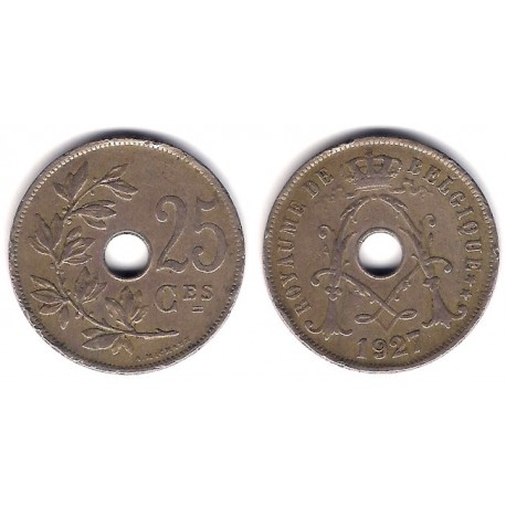 (68.1) Bélgica. 1927. 25 Centimes (MBC)